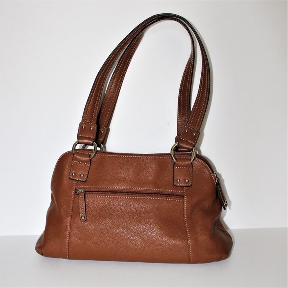 Tignanello Tan Leather Shoulder Bag - Picture 5 of 8